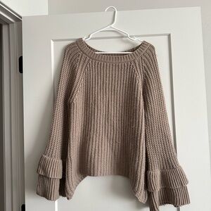 Women's Tan Sweater